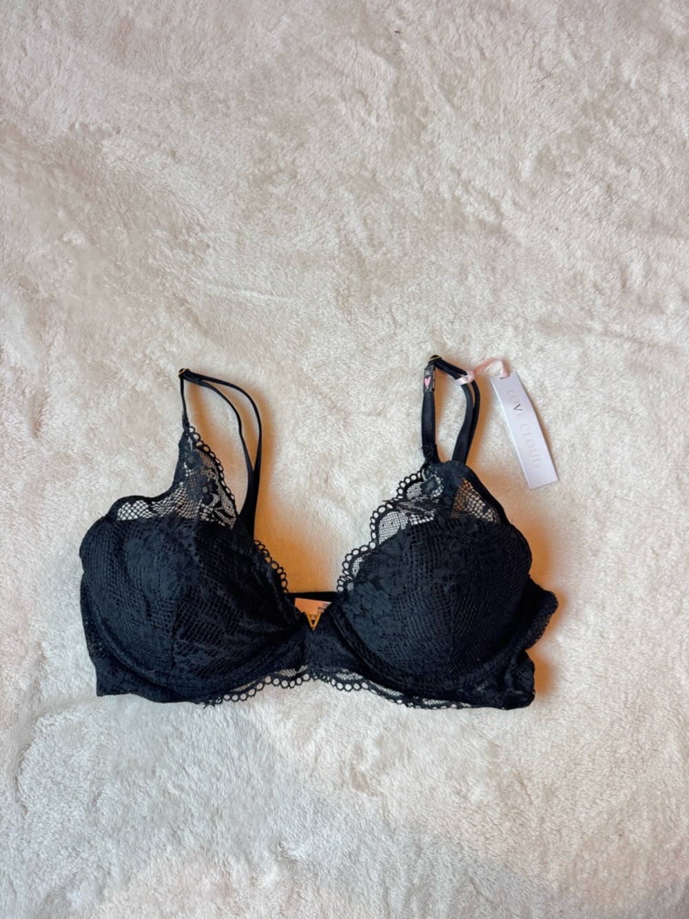 Victoria's Secret Black Lace Underwire Bra